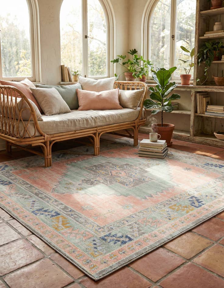 Detail image of  7' 10 x 7' 10 Whitney Square Rug