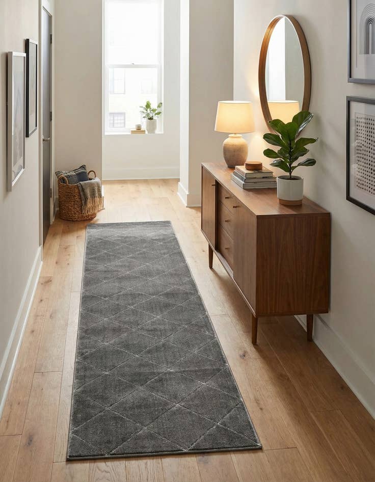 Detail image of 2' 7 x 12' Vogue Geo Runner Rug