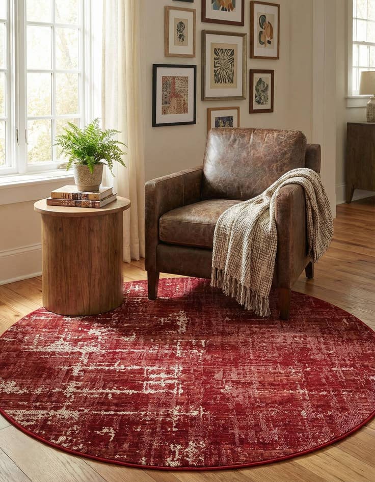 Detail image of  5' 3 x 5' 3 Valencia Round Rug