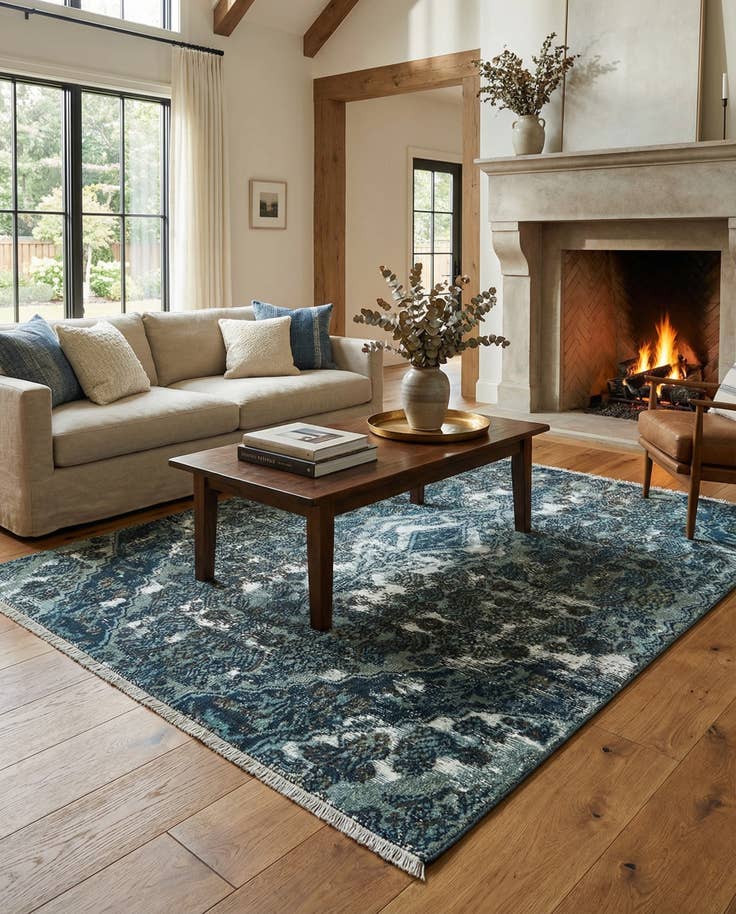 Detail image of 4' 5 x 6' 4 Vintage Rug