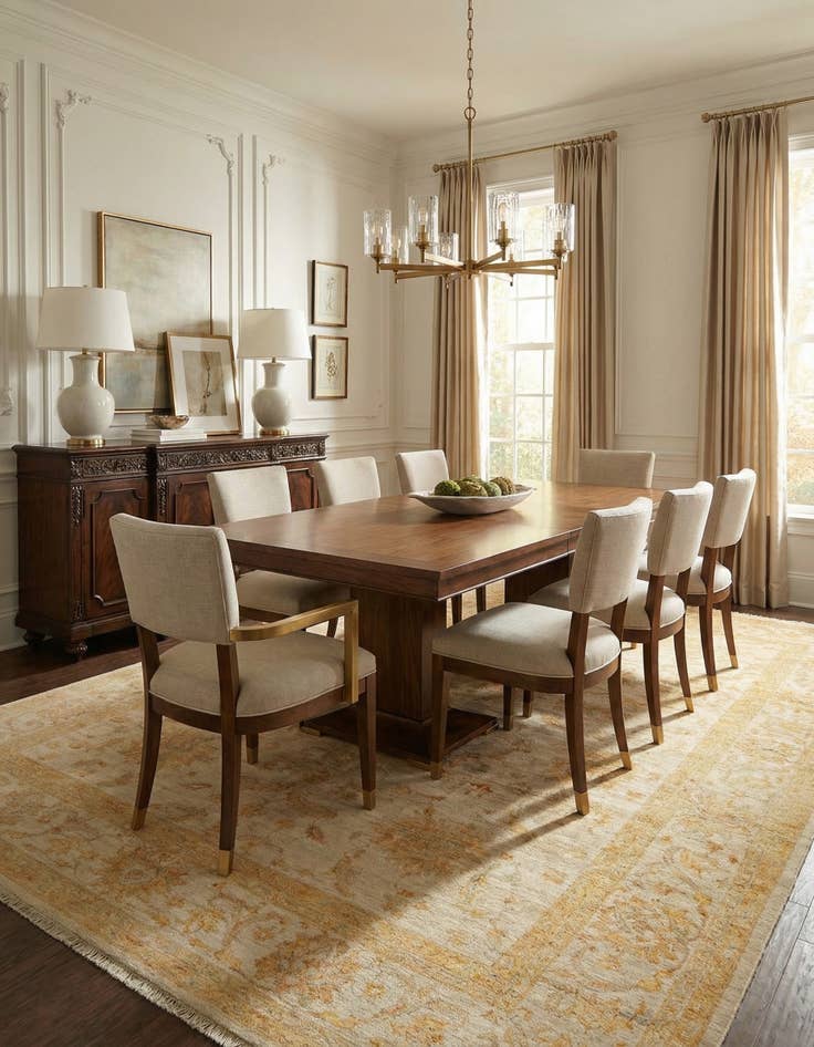 Detail image of 8' 3 x 11' 6 Kaizar Wool Rug