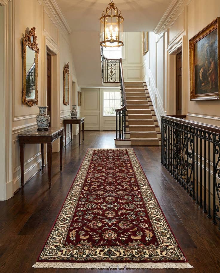 Detail image of 2' 6 x 10' 5 Tabriz Wool Runner Rug