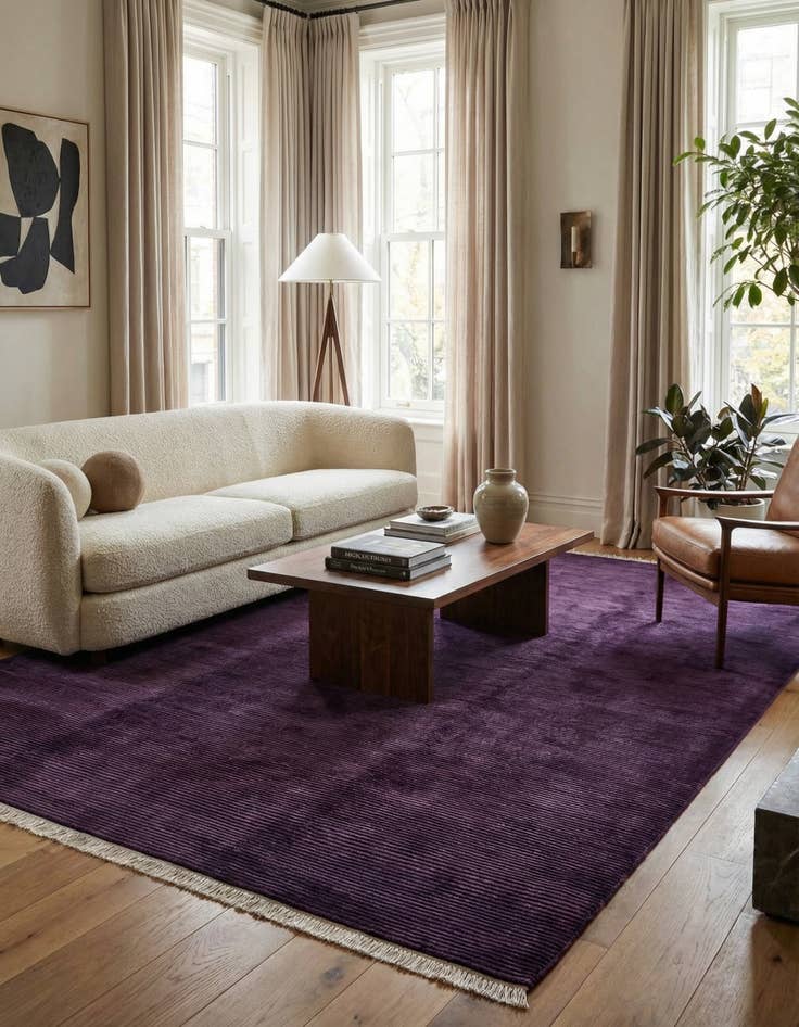 Detail image of 6' 8 x 9' 11  Hand Knotted Darya Wool Rug