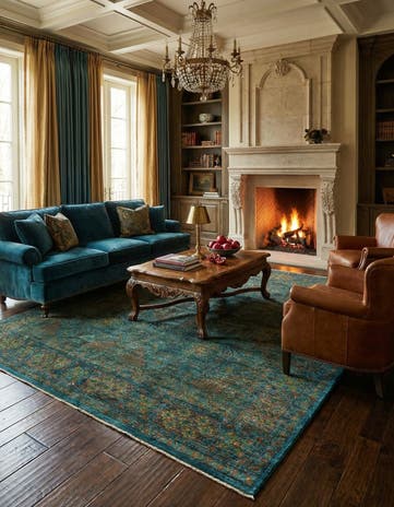 8' x 8' 1 Amina Wool Square Rug