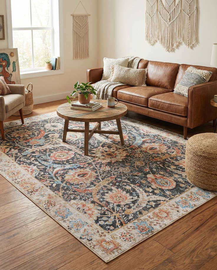 Detail image of 8' 4 x 12' Washable Timeless Rug