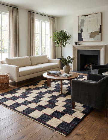 5' 1 x 8' 1 Hand Knotted Darya Wool Rug
