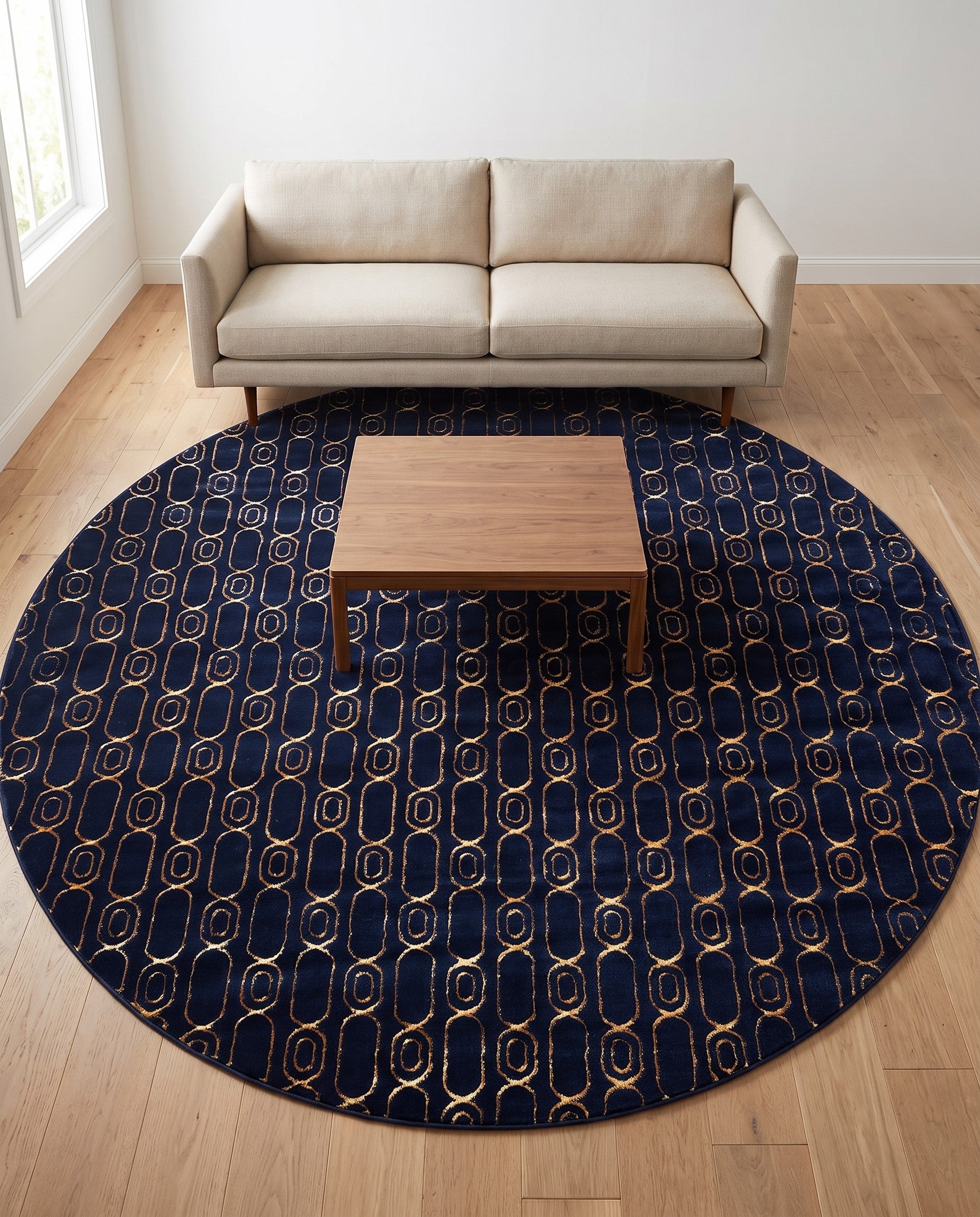 10' x 10' Vogue Geo Round Rug
