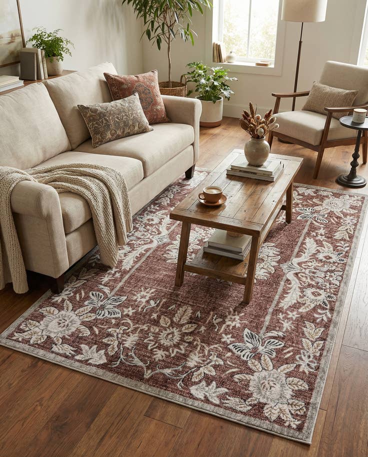 Detail image of 5' 3 x 8' Eco Traditional Rug