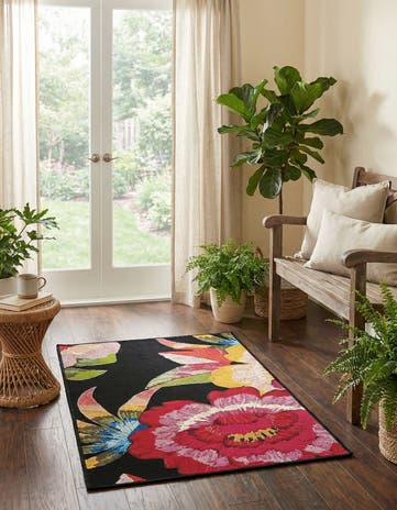2' x 3' Easy-Clean Botanical Indoor / Outdoor Rug