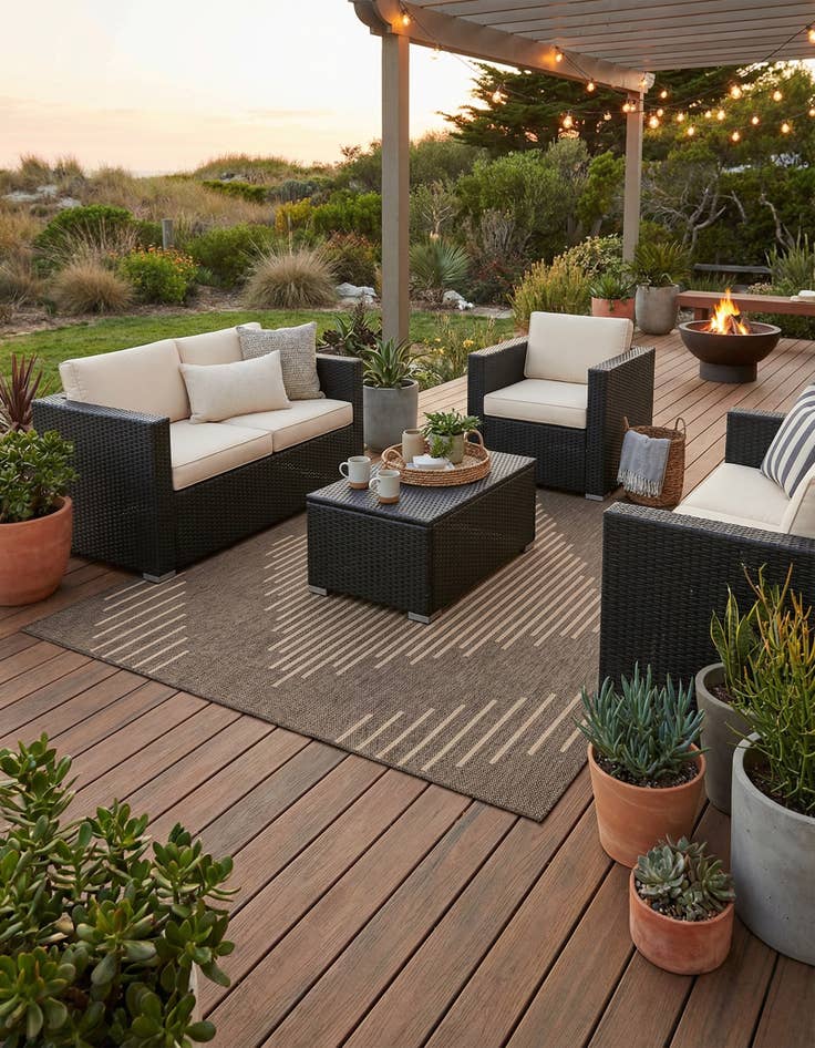 Detail image of 8' x 8' Dunes Square Rug