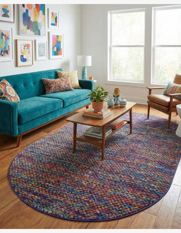 5' 3 x 8' Calypso Oval Rug