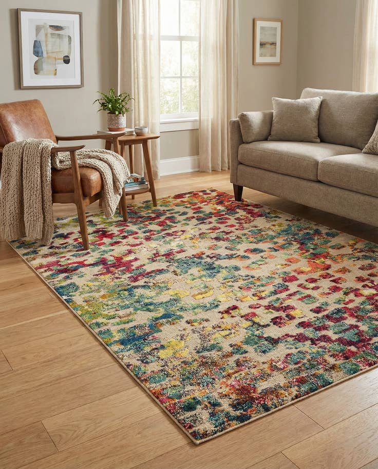 Detail image of 5' x 7' Easy-Clean Casablanca Indoor / Outdoor Rug