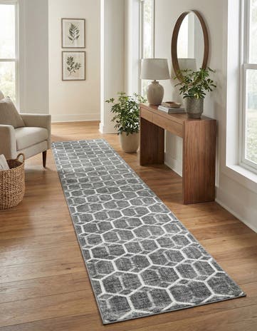 3' x 19' 8 Lattice Trellis Runner Rug