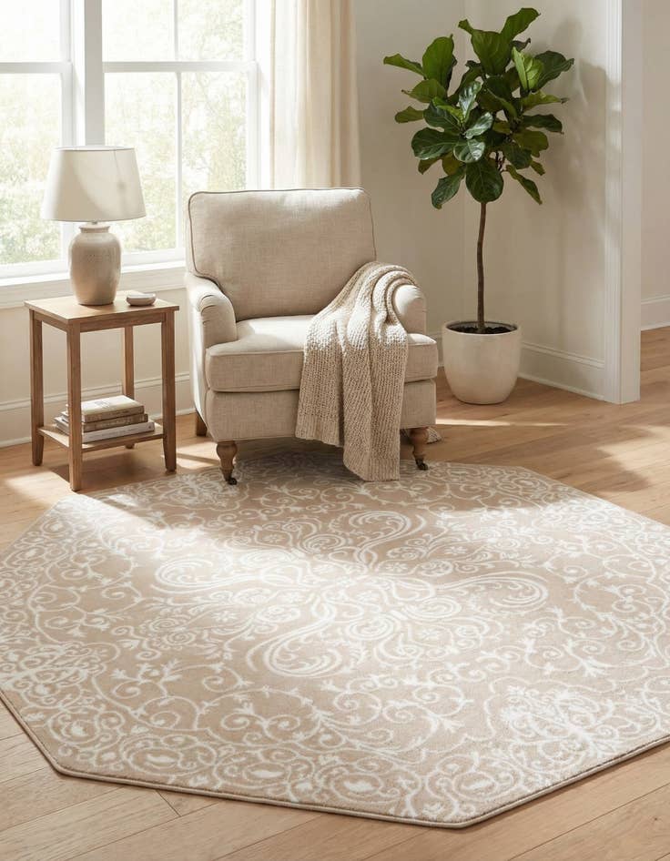 Detail image of 6' x 6' Himalaya Octagon Rug