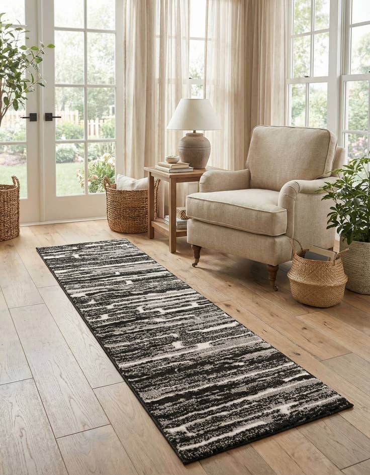 Detail image of 2' x 6' Sepia Runner Rug