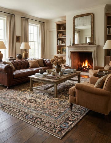 9' x 11' 6 Hamedan Wool Rug