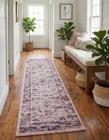 Pink Charleston Runner Rug