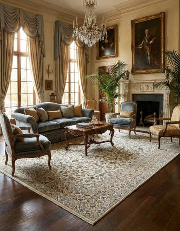 9' 9 x 13' 3 Kashan Rug