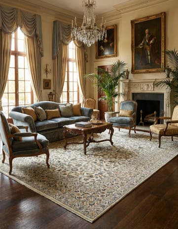 9' 9 x 13' 3 Kashan Rug