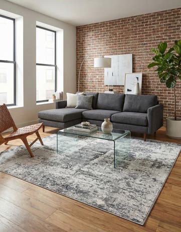 Gray Finsbury Square Rug