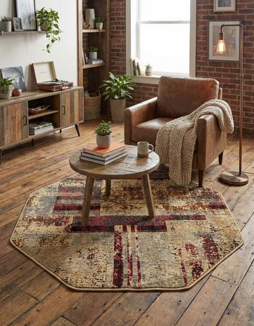 Saturn Octagon Rug