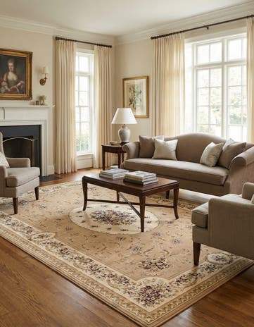 Tan Chateau Rug