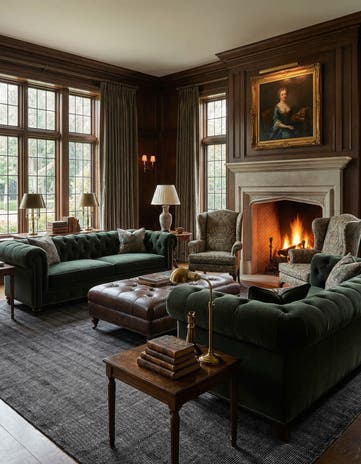 10' x 14' 1 Hand Woven Jill Zarin English Manor Farmhouse Wool Rug