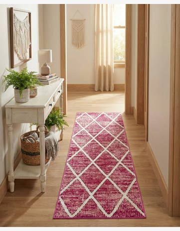 Magenta Starlight Runner Rug