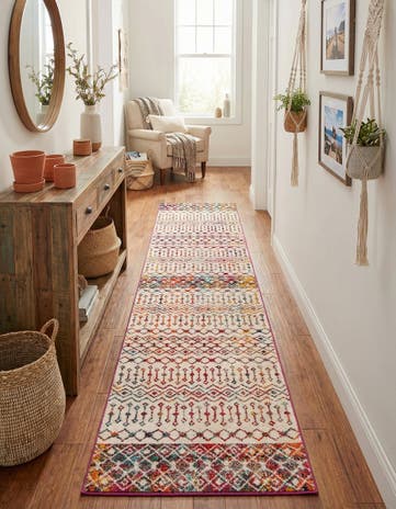 3' 3 x 16' 5 Moroccan Trellis Runner Rug