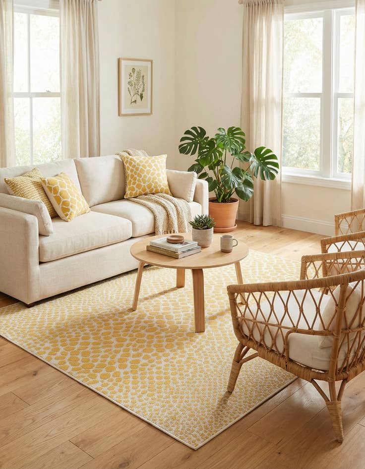 Detail image of 4' x 6' Easy-Clean Jill Zarin Cape Town Indoor / Outdoor Rug