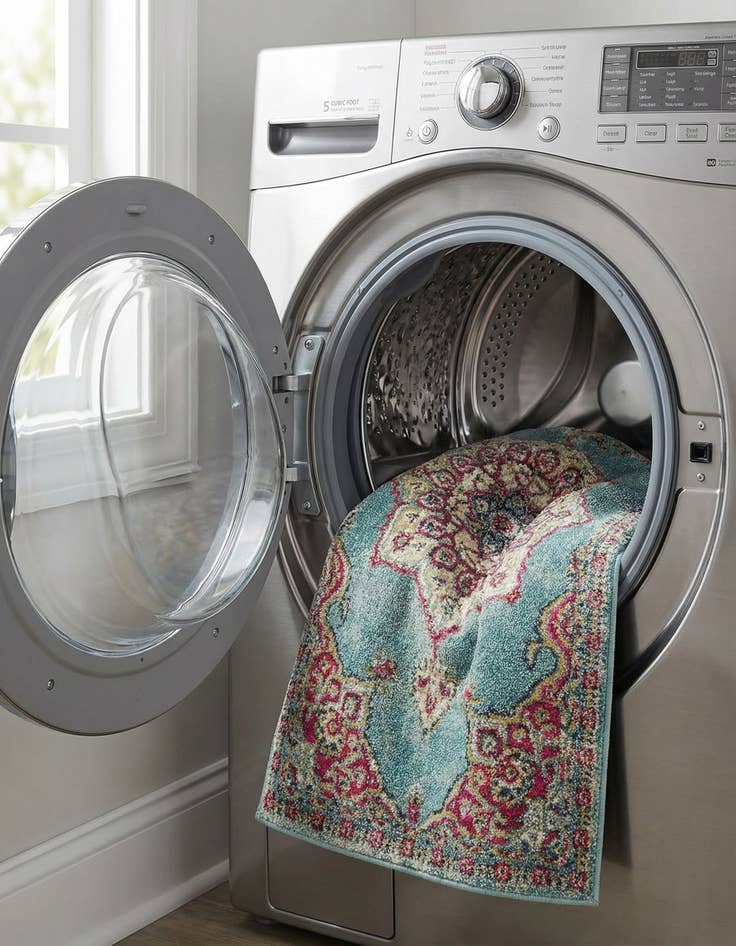 Detail image of 3' 3 x 5' 3  Washable Palazzo Rug