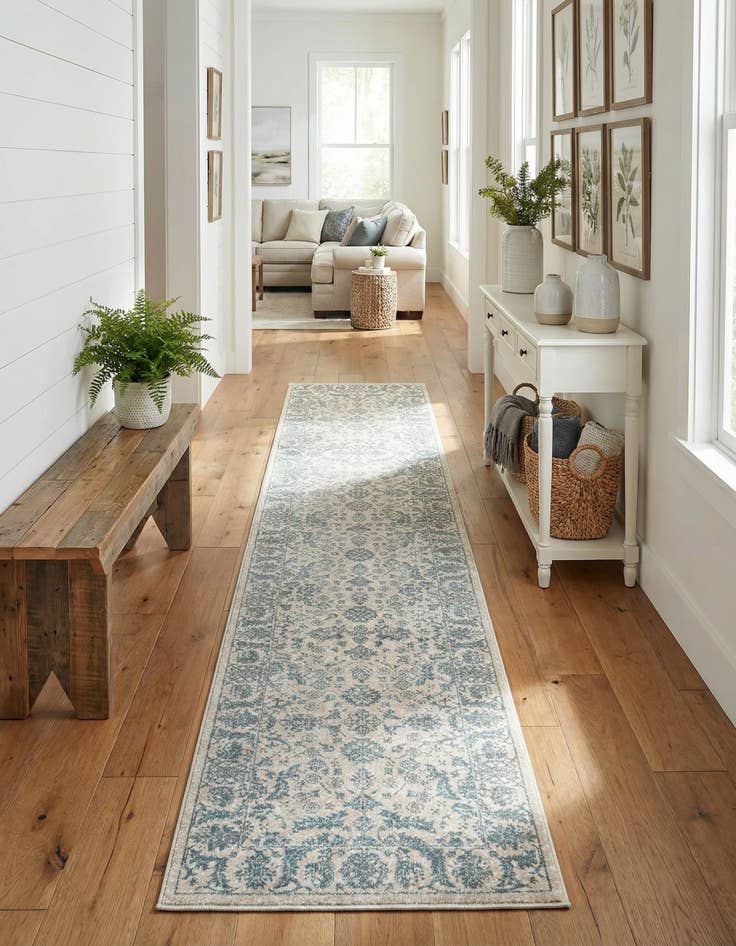 Detail image of Jill Zarin 2' 7 x 14' Uptown Central Park Runner Rug