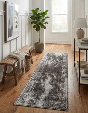 Charcoal Aarhus Runner Rug