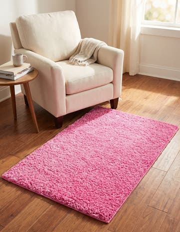 3' x 5' 3 Solid Shag Rug