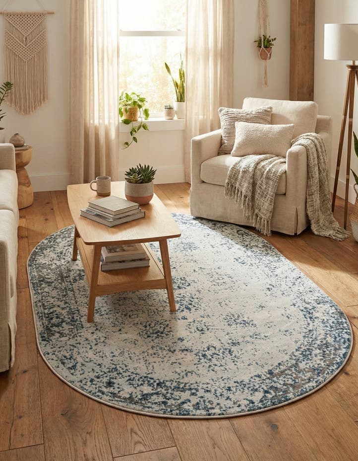 4' 1 x 6' 1 Monte Carlo Oval Rug