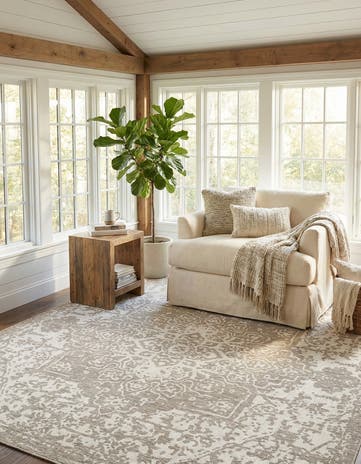 13' x 13' Easy-Clean Jill Zarin Dubai Indoor / Outdoor Square Rug