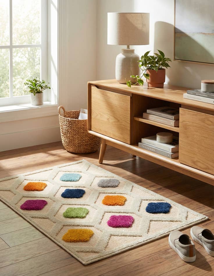 Detail image of 2' x 3' Easy-Clean Aruba Indoor / Outdoor Rug