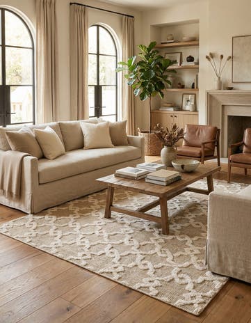 6' x 8' 9 Hand Knotted Luna Rug