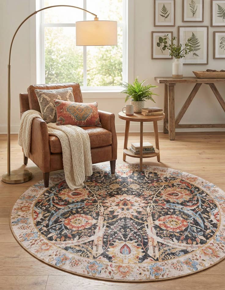 Detail image of  5' 1 x 5' 1 Timeless Round Rug