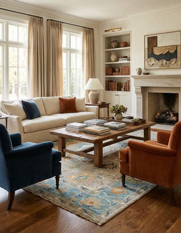 8' 3 x 9' 9 Hand Knotted Oushak Rug