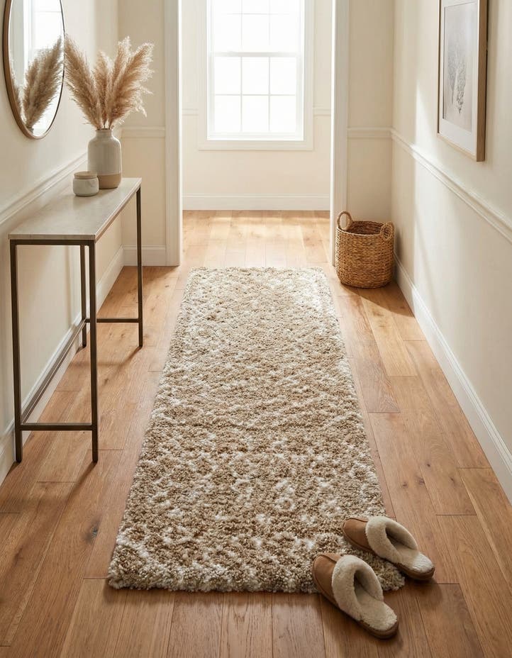 2' x 8' Moroccan Shag Runner Rug