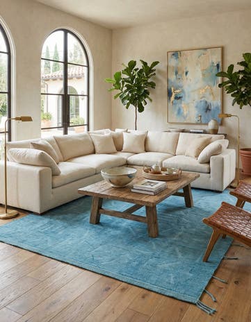 8' 9 x 12' Hand Knotted Moroccan Wool Rug