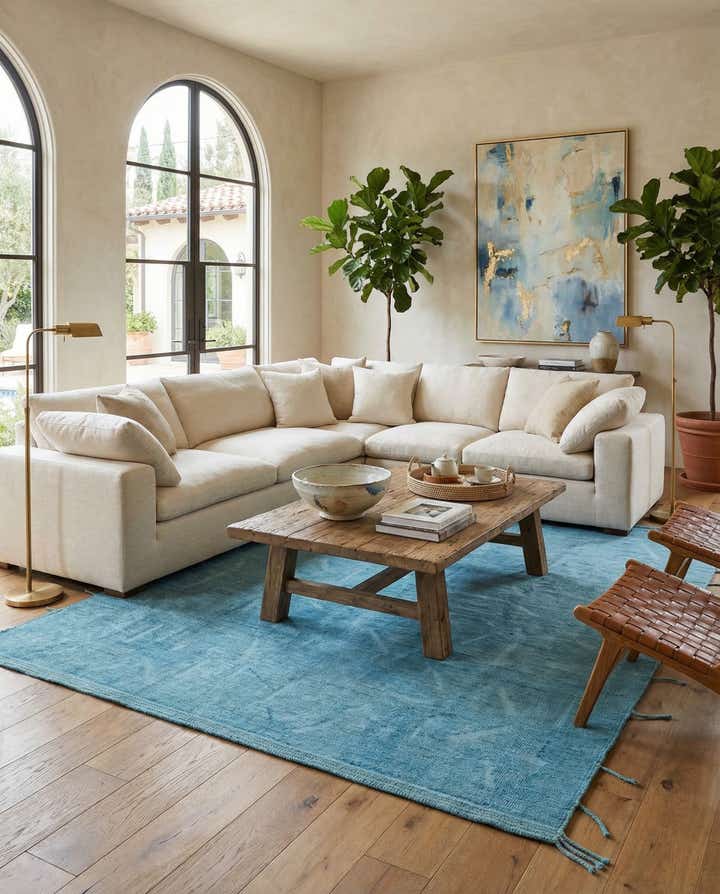 8' 9 x 12' Hand Knotted Moroccan Wool Rug