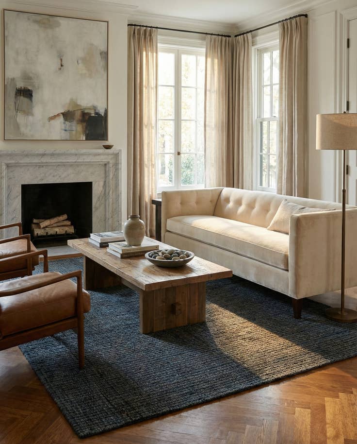 Detail image of 5' 6 x 8' 1 Hand Knotted Darya Wool Rug