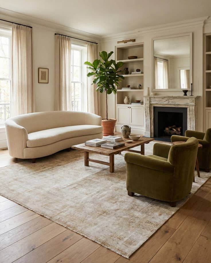 Detail image of 8' 7 x 12' 7 Hand Knotted Ultra Vintage Persian Wool Rug