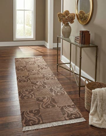 2' 7 x 10' 3 Hand Knotted Darya Wool Runner Rug