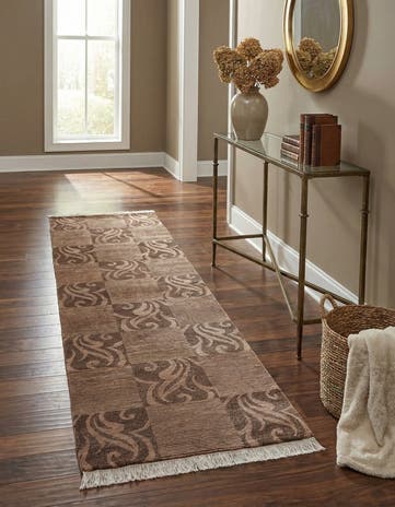 2' 7 x 10' 3 Hand Knotted Darya Wool Runner Rug