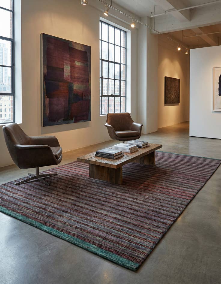 Detail image of 5' 8 x 8' 7 Juma Wool Rug