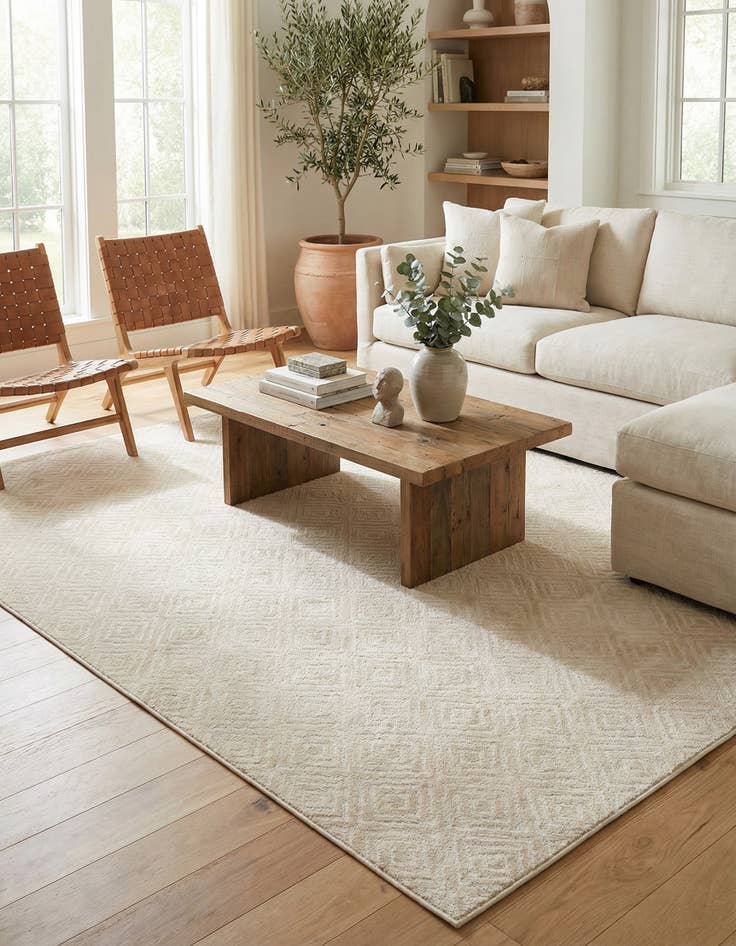 Detail image of  10' x 14'  Washable Sabrina Soto Indoor / Outdoor Rug