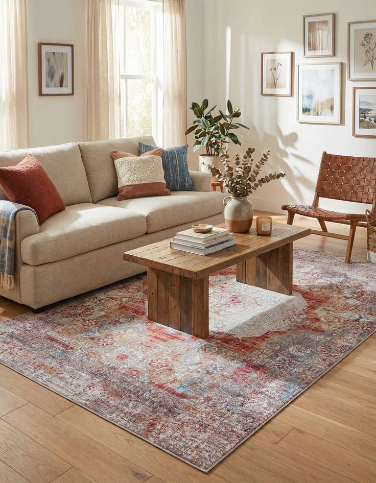 Detail image of  6' x 9'  Washable Yara Rug